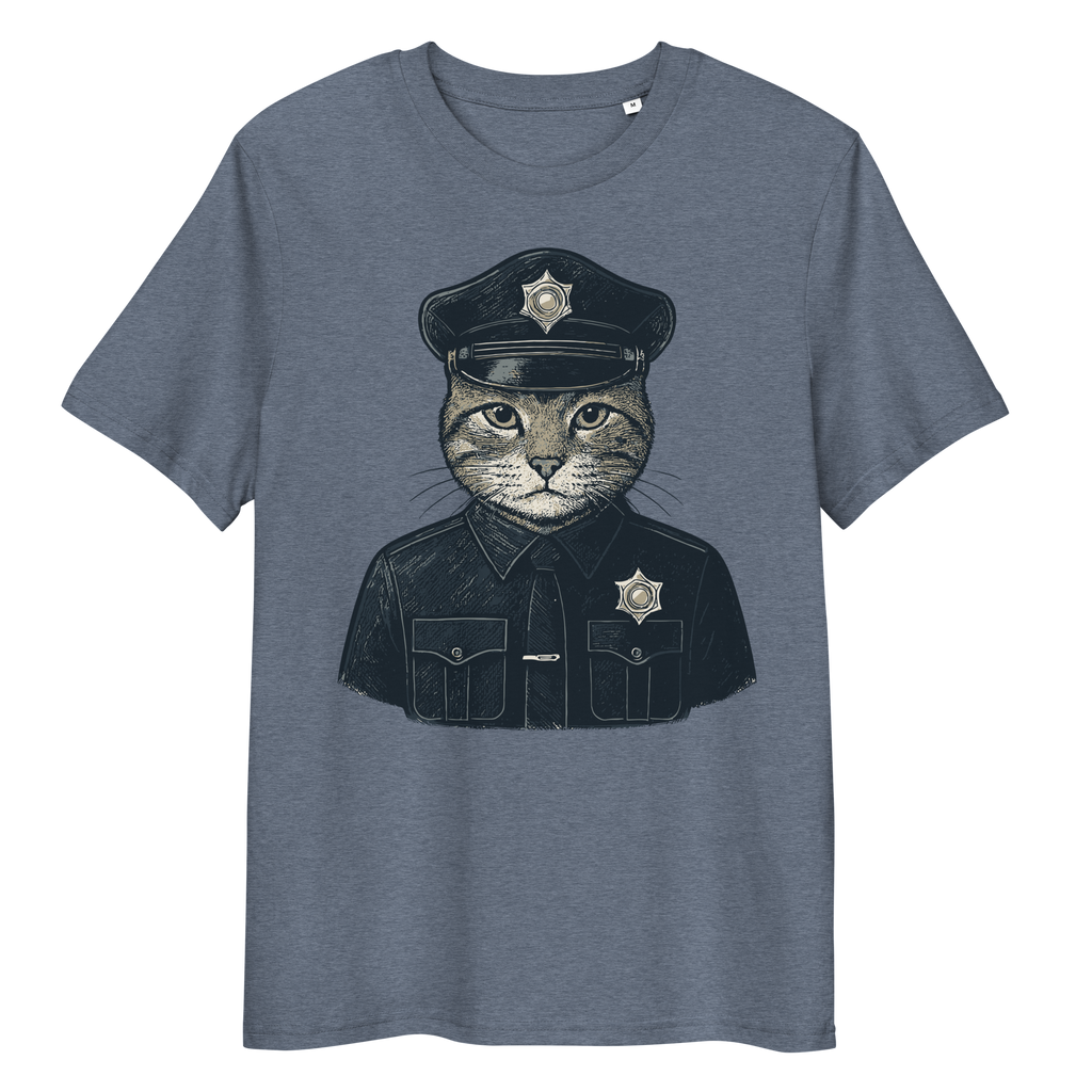 Camiseta Unisex Algodón Orgánico Ring-Spun – Felinos Universales 002 by Velurina