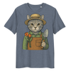 Camiseta Unisex Algodón Orgánico Ring-Spun – Felinos Universales 005 by Velurina