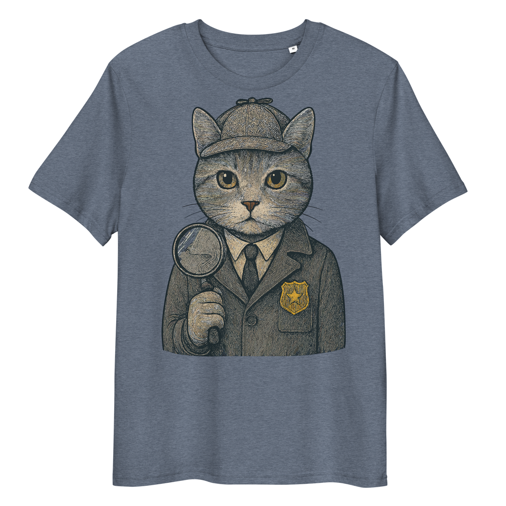 Camiseta Unisex Algodón Orgánico Ring-Spun – Felinos Universales 006 by Velurina