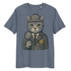 Camiseta Unisex Algodón Orgánico Ring-Spun – Felinos Universales 006 by Velurina