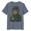 Camiseta Unisex Algodón Orgánico Ring-Spun – Felinos Universales 009 by Velurina