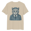 Camiseta Unisex Algodón Orgánico Ring-Spun – Felinos Universales 003 by Velurina