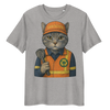 Camiseta Unisex Algodón Orgánico Ring-Spun – Felinos Universales 008 by Velurina