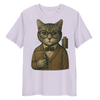 Camiseta Unisex Algodón Orgánico Ring-Spun – Felinos Universales 011 by Velurina