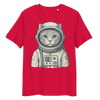 Camiseta Unisex Algodón Orgánico Ring-Spun – Felinos Universales 004 by Velurina