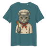Camiseta Unisex Algodón Orgánico Ring-Spun – Felinos Universales 007 by Velurina
